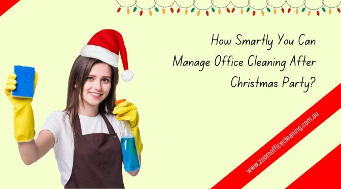 Office Cleaning After Christmas Party